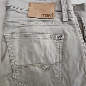 Mavi Zach Straight Leg Pants Mens 33x32 Khaki Tan Cotton Stretch Twill  Preppy